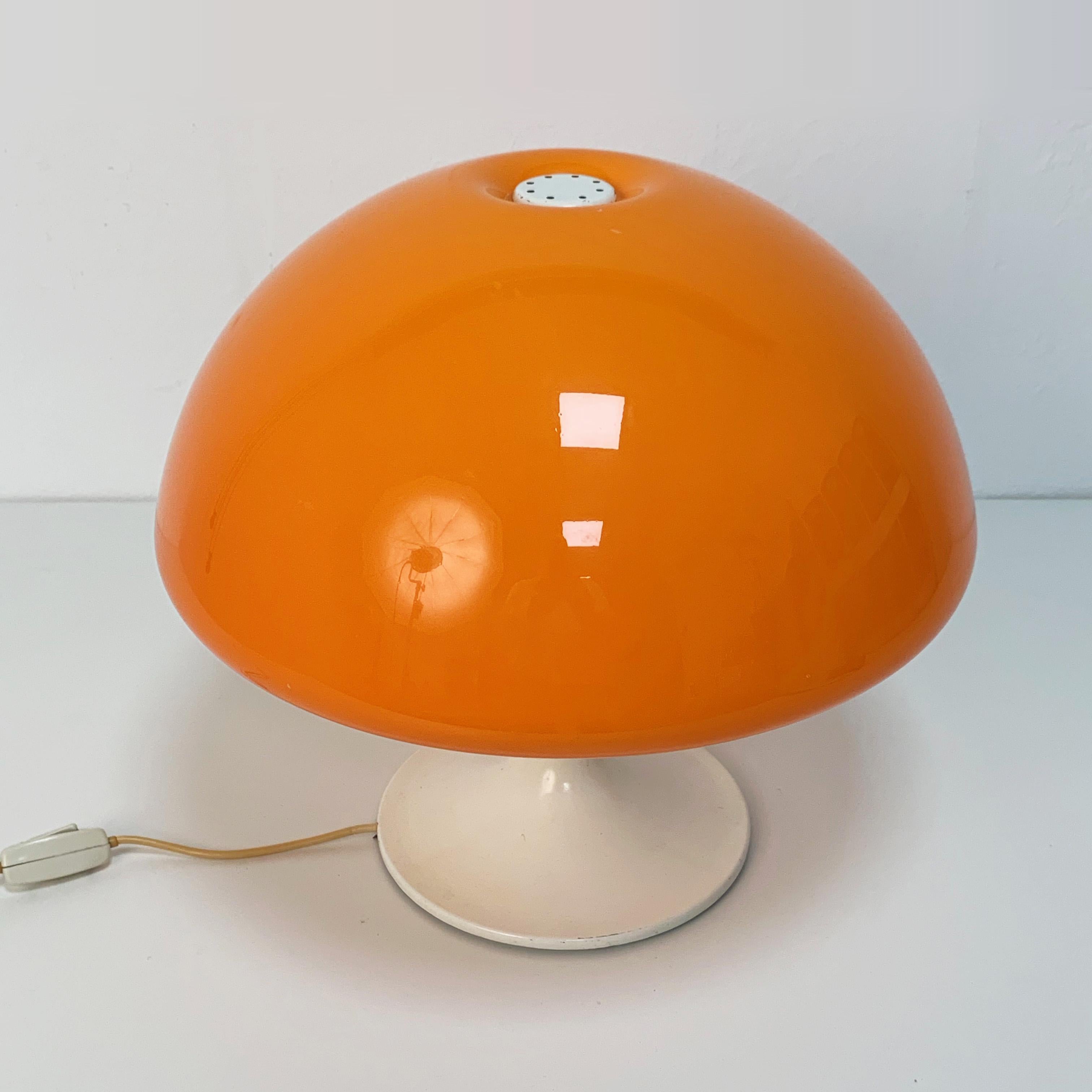 Pair of Luigi Massoni Toledo Italian Mushroom Table Lamp, Harvey Guzzini, 1960s 8