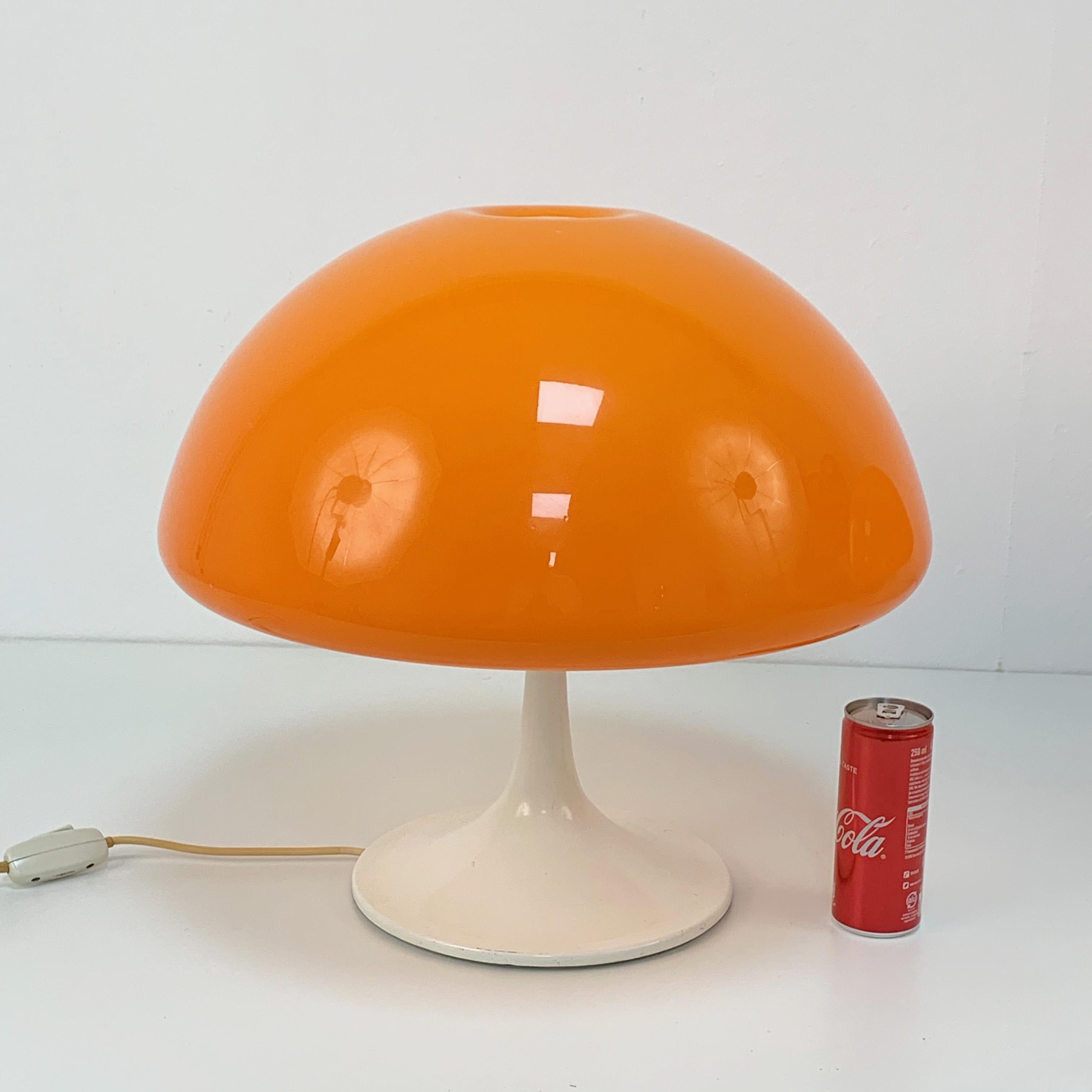 Pair of Luigi Massoni Toledo Italian Mushroom Table Lamp, Harvey Guzzini, 1960s 9