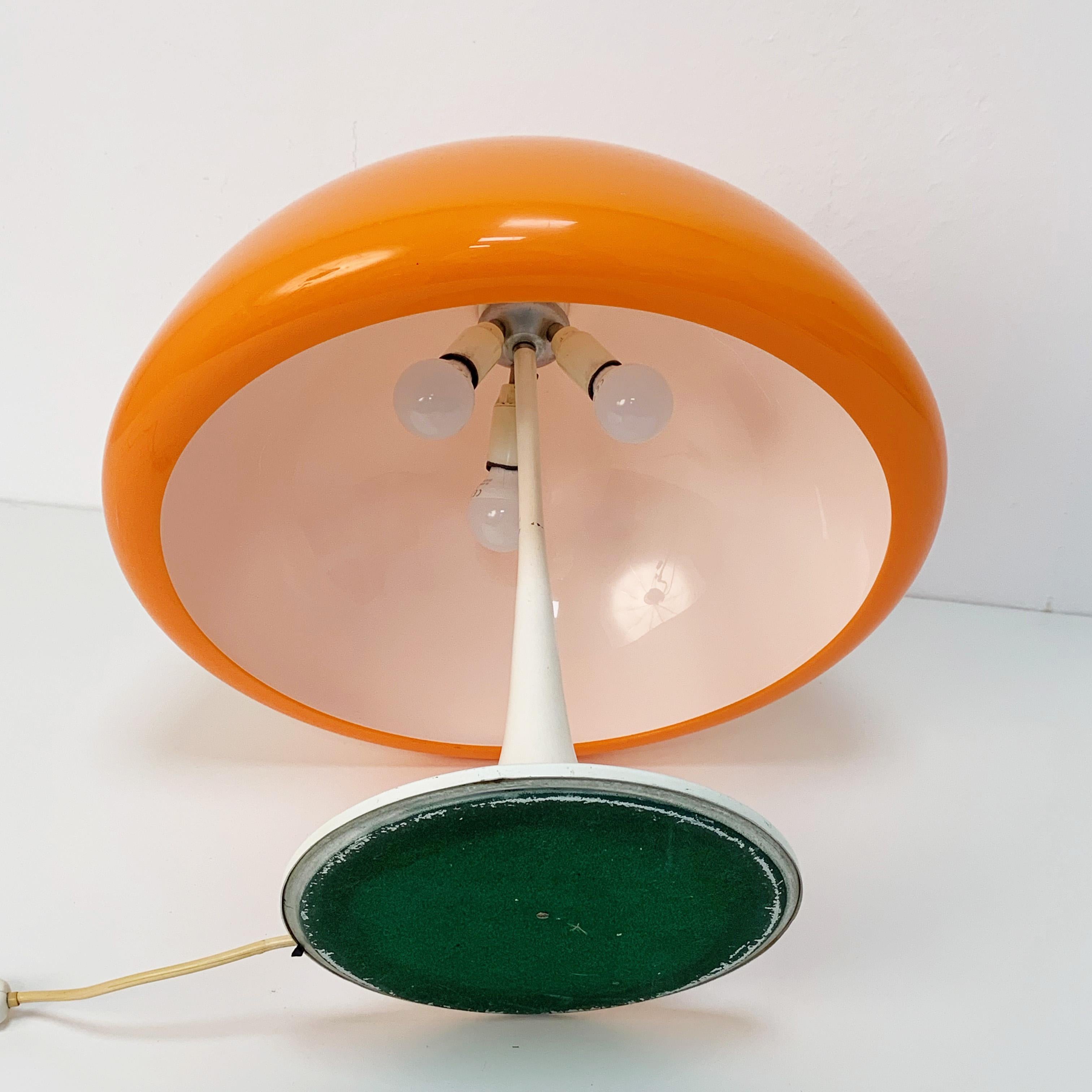 Pair of Luigi Massoni Toledo Italian Mushroom Table Lamp, Harvey Guzzini, 1960s 12
