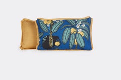 Pair of Lumbar Josef Frank Cushions in the Notturno Pattern