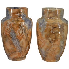 Vintage Pair of Lusterware Vases, circa 1930