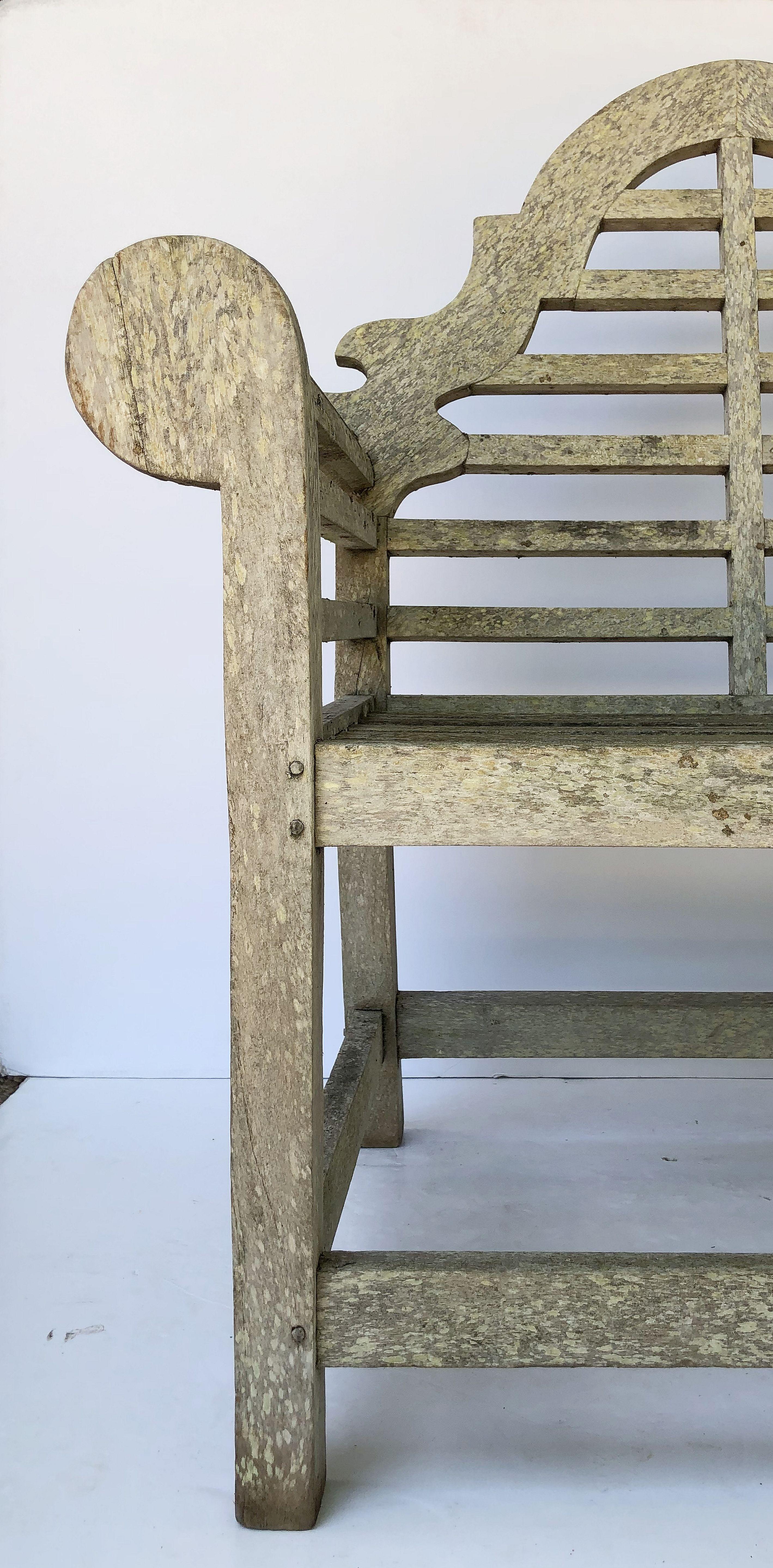 Wood Pair of Lutyens Style Garden Chairs of Teak 'Priced Individually'