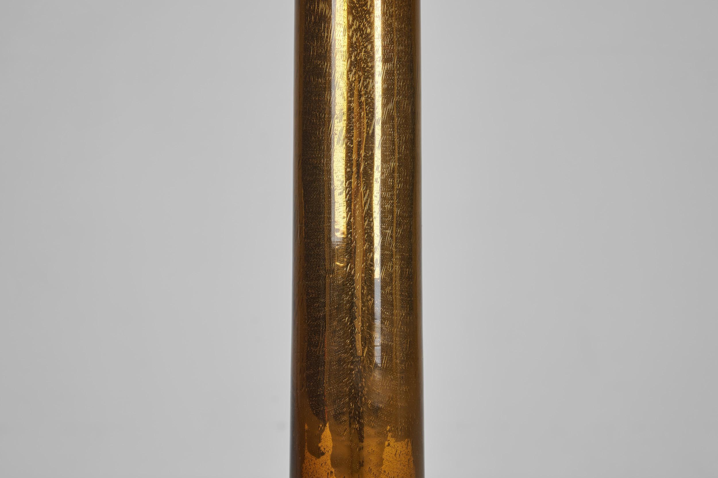 Pair of Luxus Coloured Glass Table Lamps, Sweden Second half of the 20th Century 8