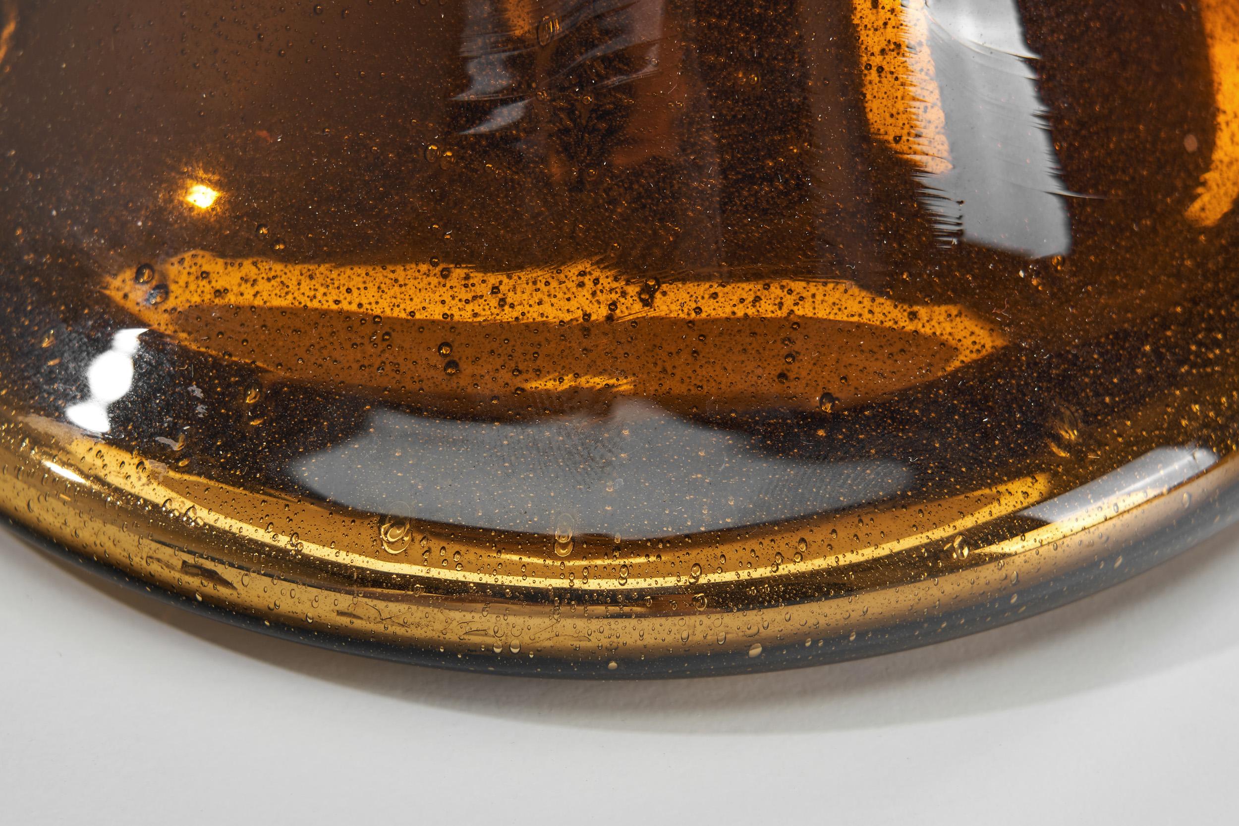 Pair of Luxus Coloured Glass Table Lamps, Sweden Second half of the 20th Century 12