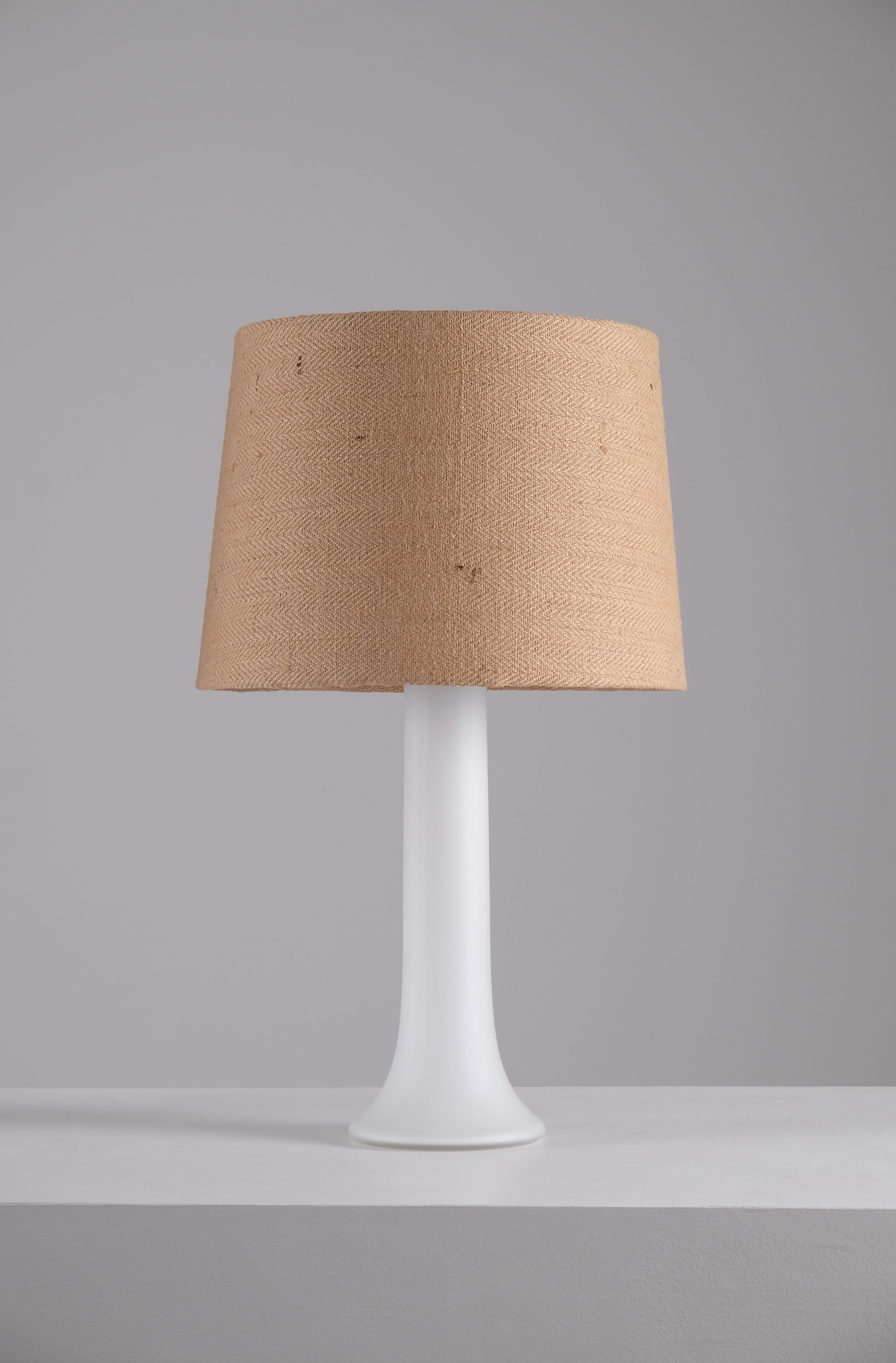 Paire de lampes de bureau Luxus en verre, Suède, années 1970 Bon état - En vente à Stockholm, SE