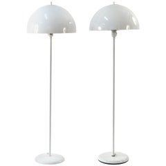 Pair of Lyfa White Acrylic Floor Lamps