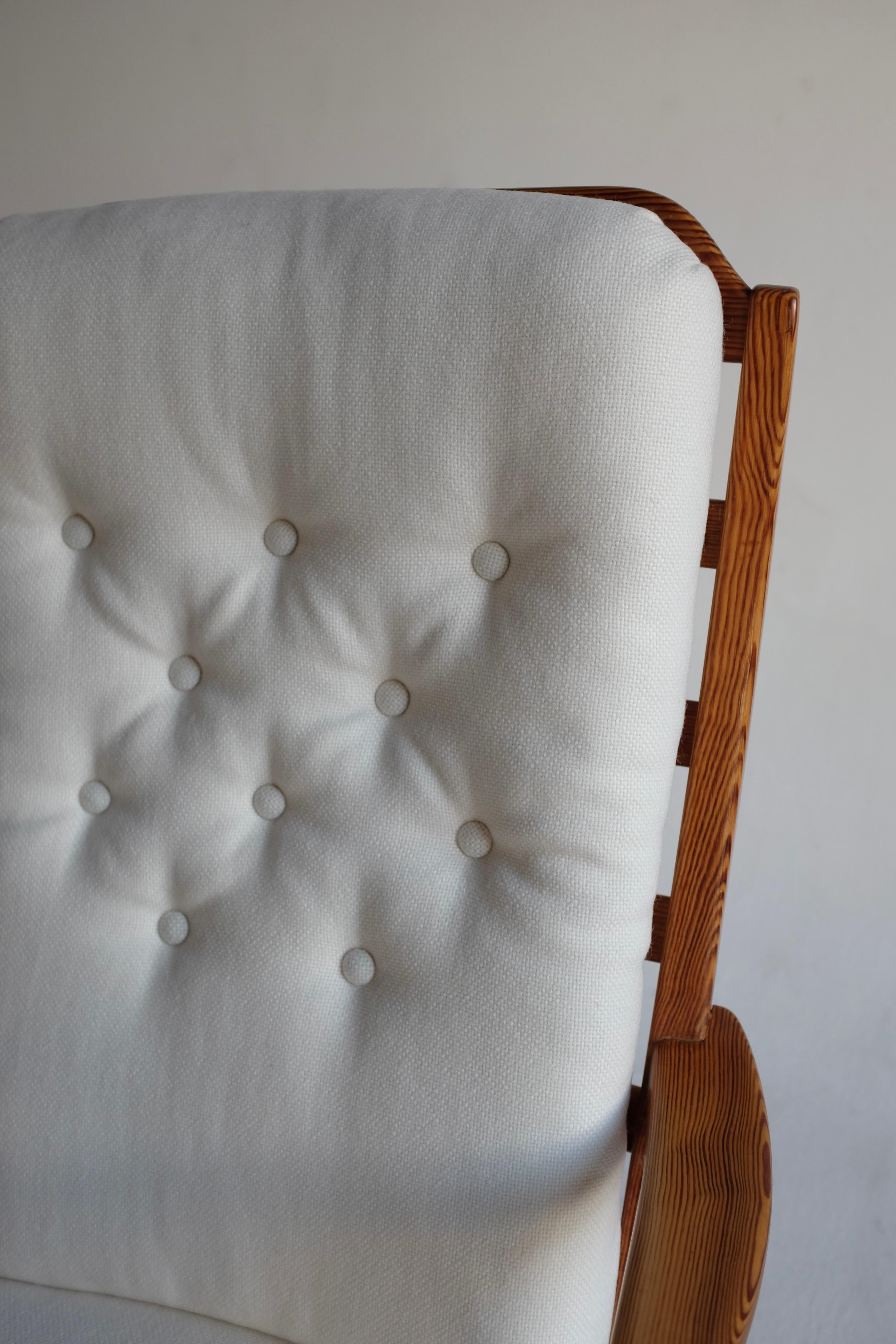 Pair of Mabulator High Back chairs by Carl Malmsten en venta 3