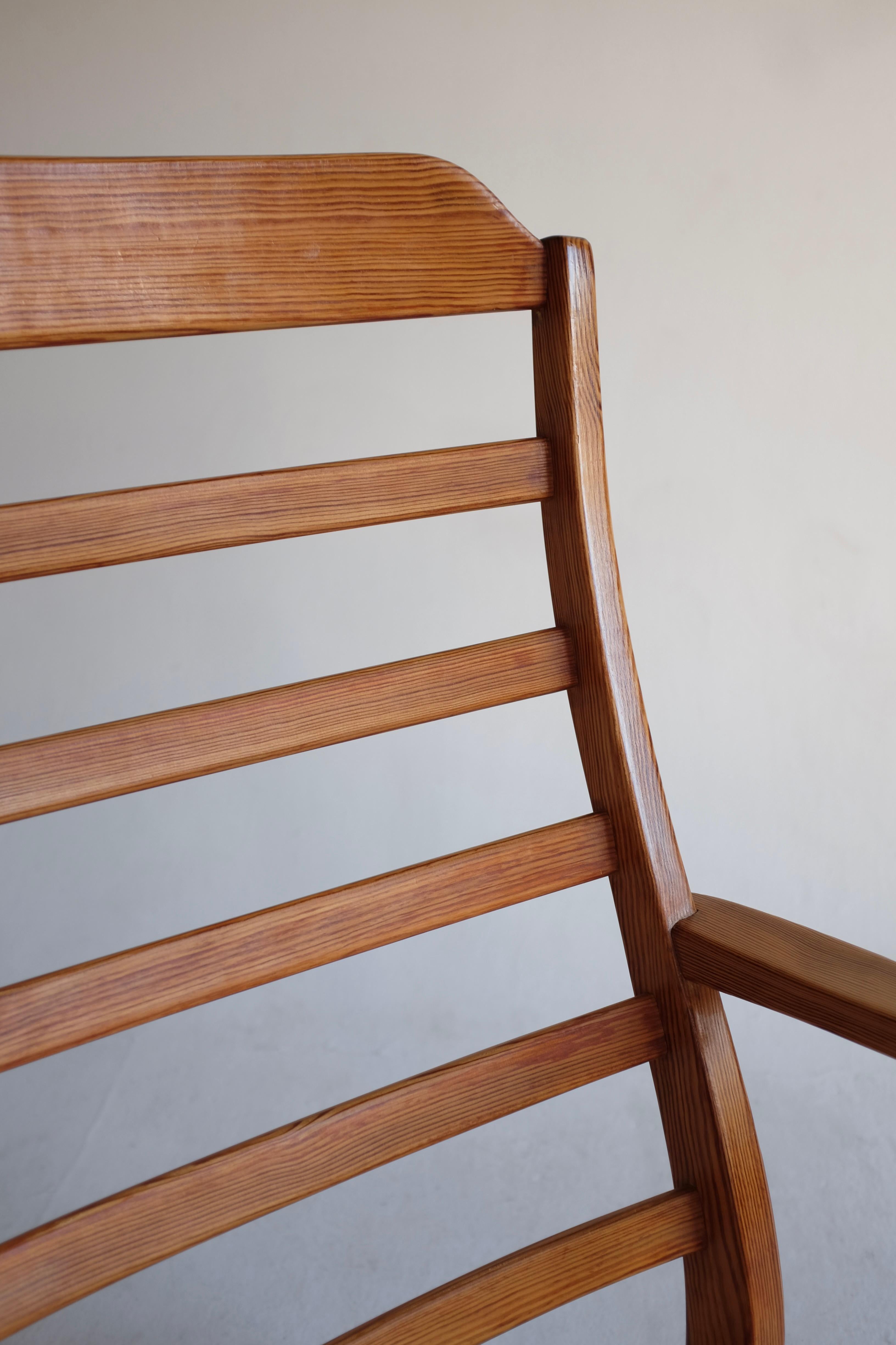 Pair of Mabulator High Back chairs by Carl Malmsten en venta 4