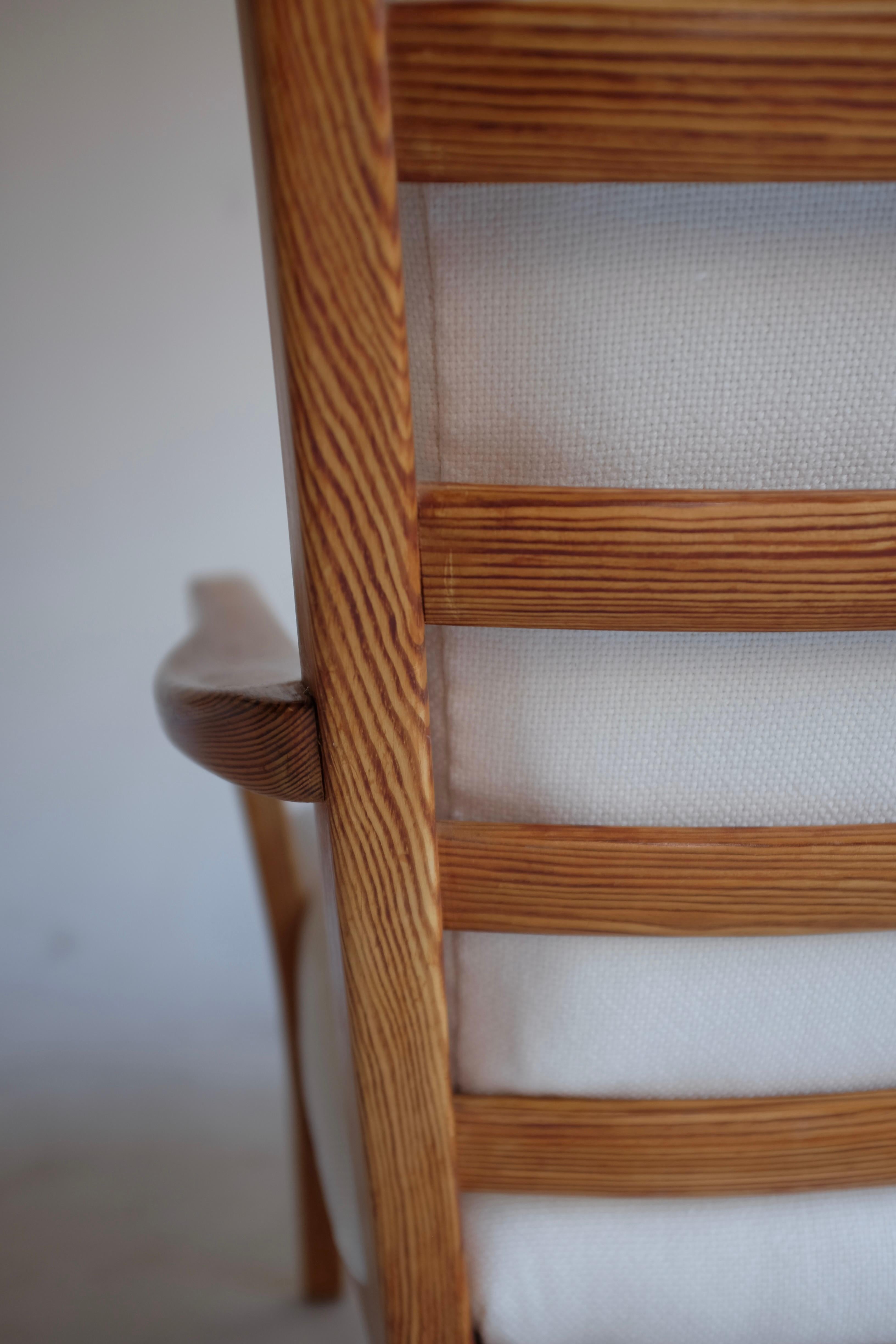 Pair of Mabulator High Back chairs by Carl Malmsten en venta 1