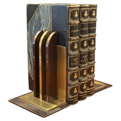 Pair of Machine Age Art Deco Bookends by Walter Von Nessen for Chase & Co