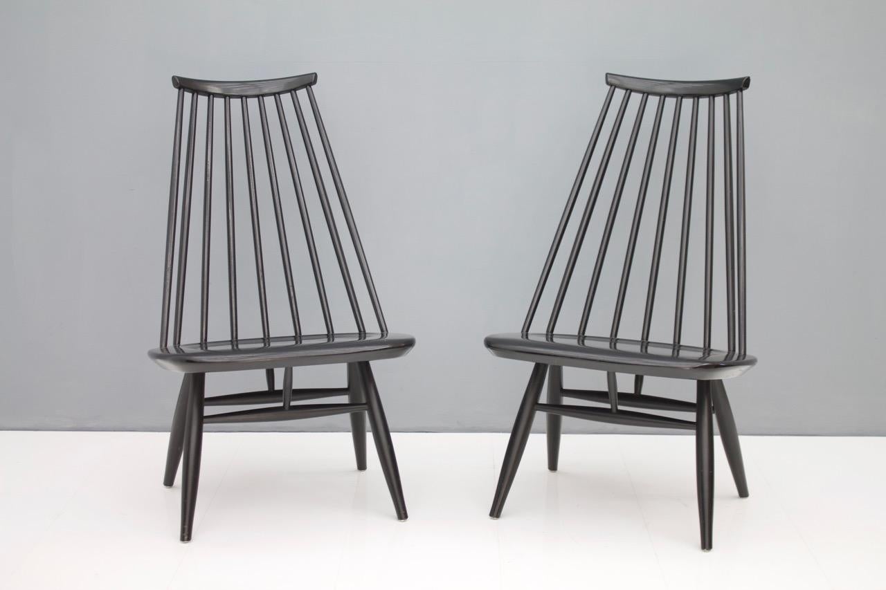 Norwegian Pair of Mademoiselle Lounge Chairs by Ilmari Tapiovaara for Asko, Finland, 1956 For Sale