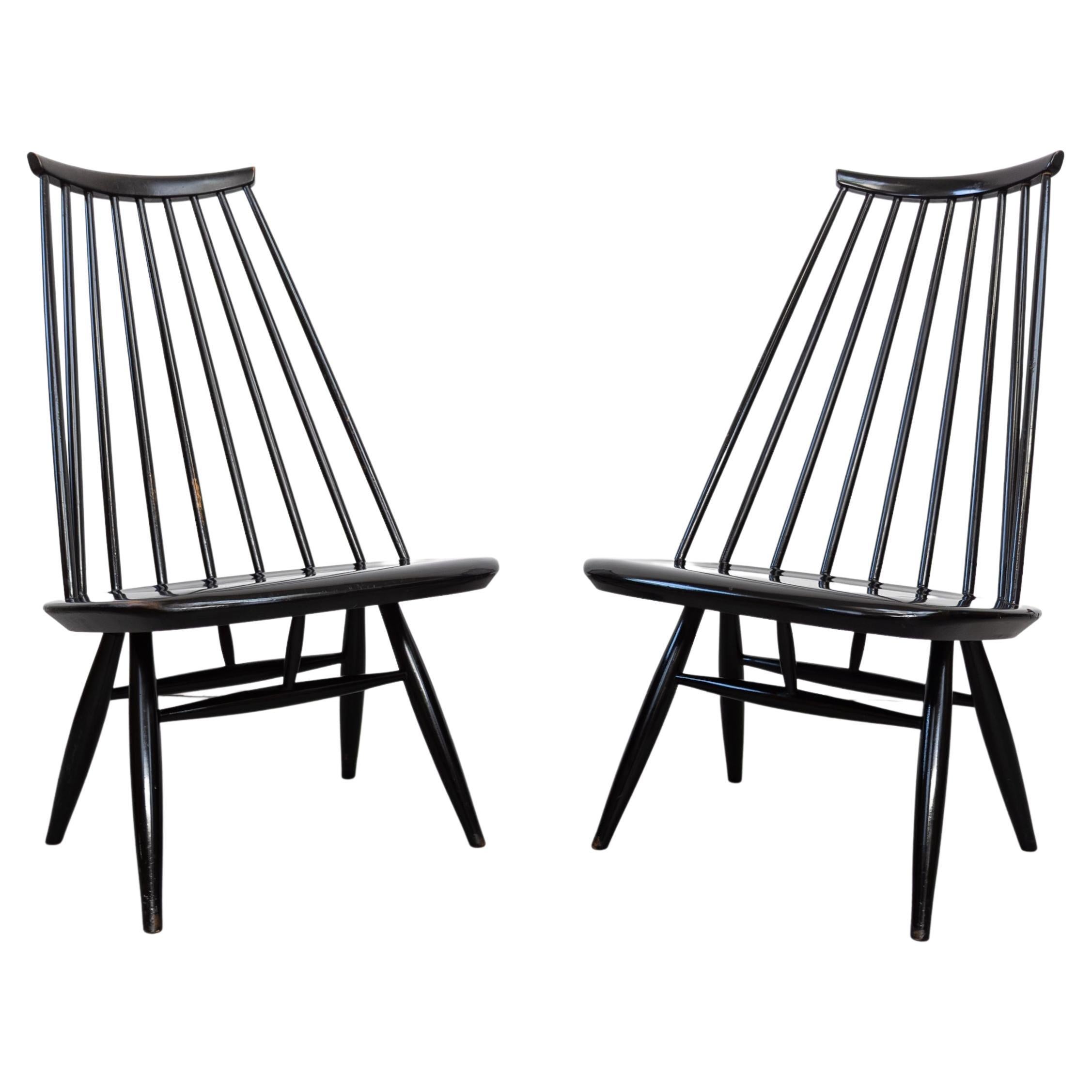 Pair of early Mademoiselle Lounge Chairs by Ilmari Tapiovaara for Asko