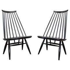 Pair of original Mademoiselle Lounge Chairs by Ilmari Tapiovaara for Asko