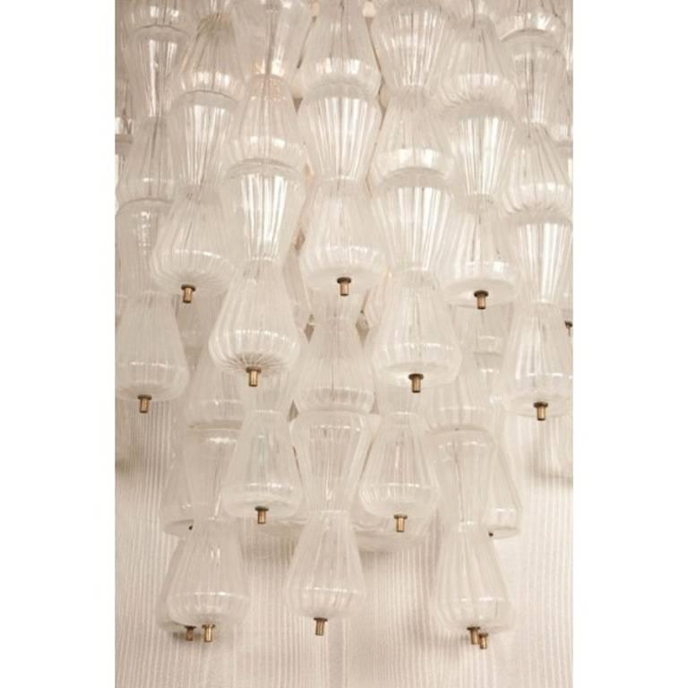 Mid-Century Modern Pair of Magnificent and Large Barovier & Toso Glass Sconces