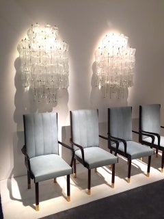Pair of Magnificent and Large Barovier & Toso Glass Sconces