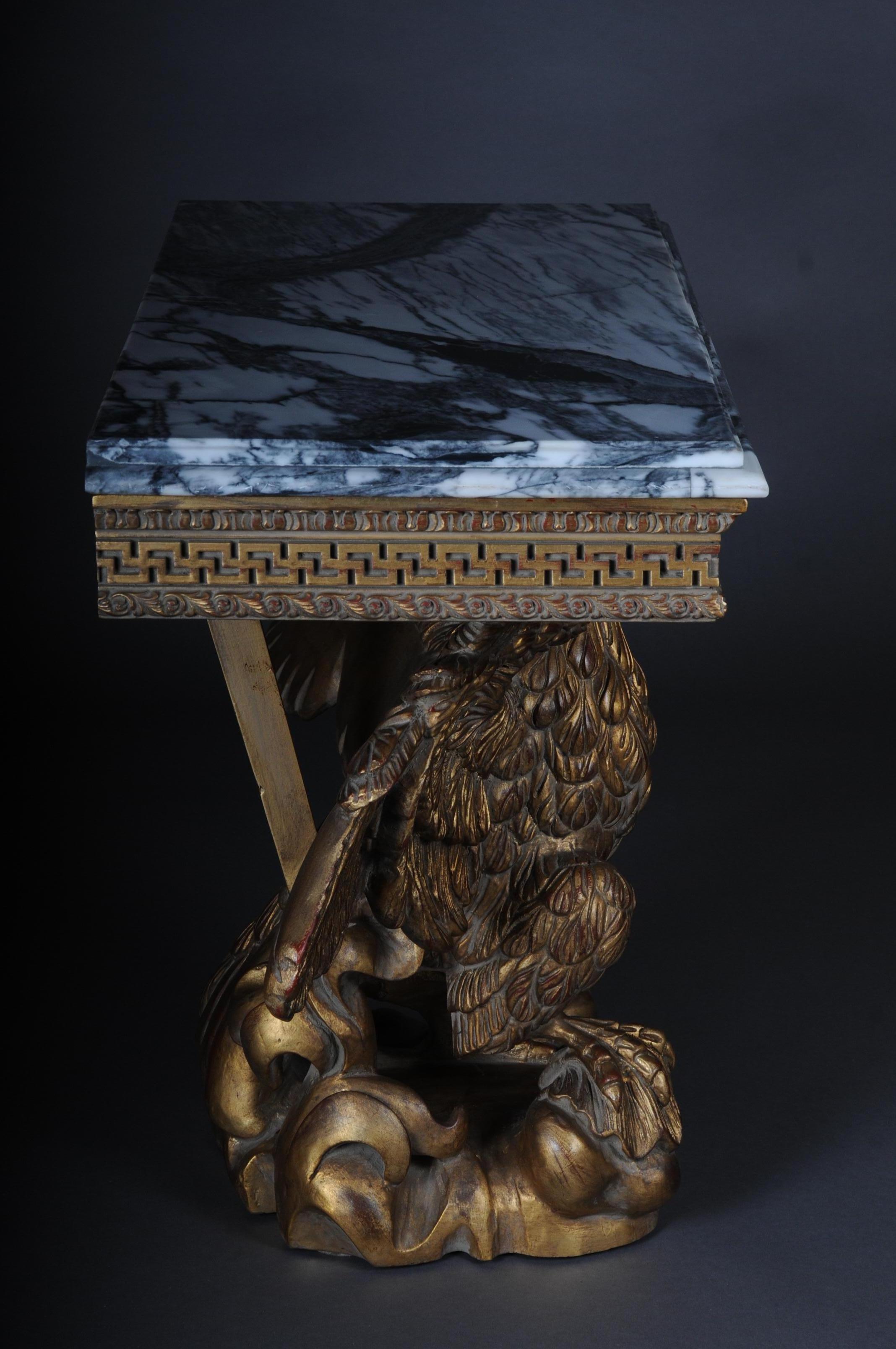 Pair of Magnificent Eagle Consoles Designed by William Kent 4