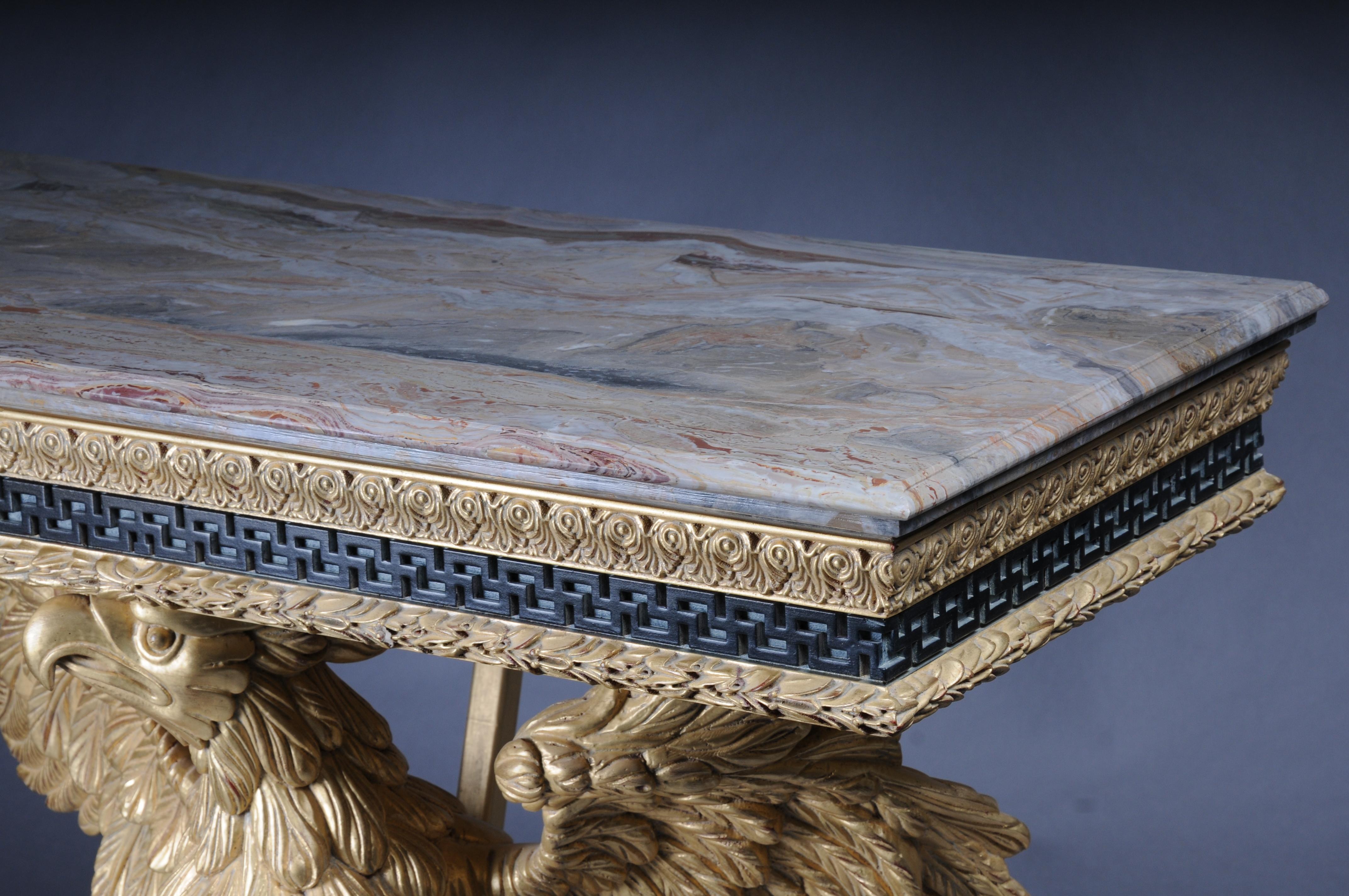 Pair of Magnificent Eagle Consoles Designed by William Kent For Sale 6
