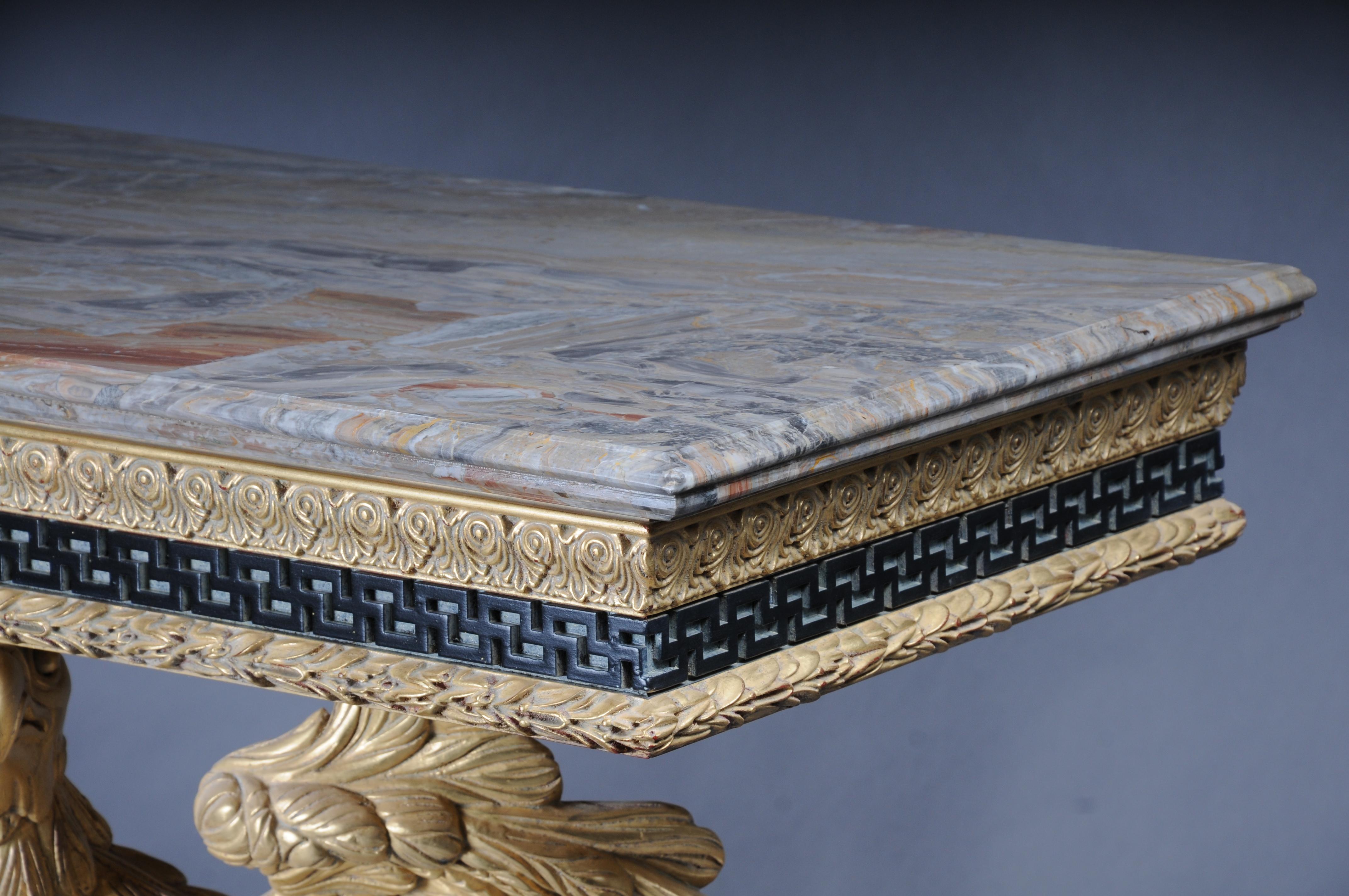Pair of Magnificent Eagle Consoles Designed by William Kent For Sale 12