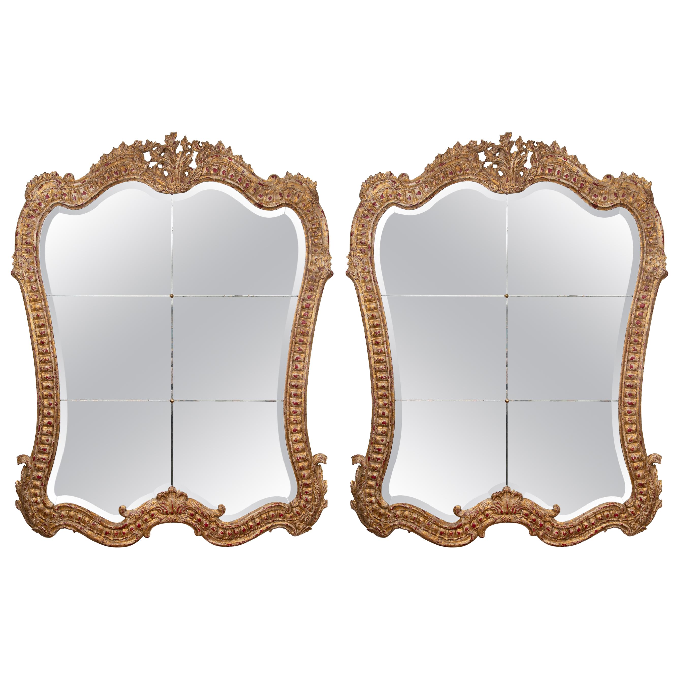 A Magnificent Italian Glazed Ceramic Mirror at 1stdibs