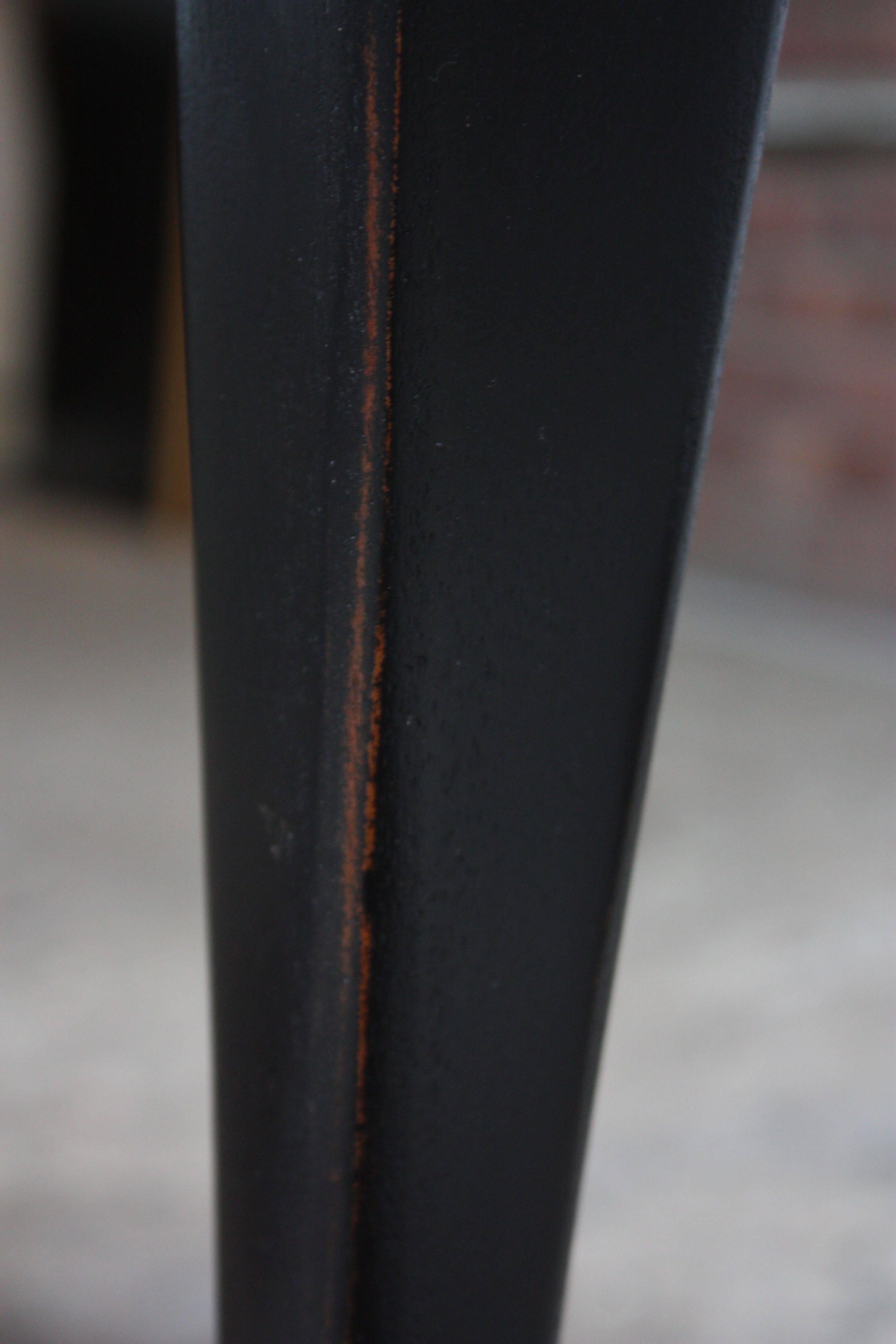 Pair of Mahogany and Ebonized Walnut Chippendale-Style Tall End Tables For Sale 11