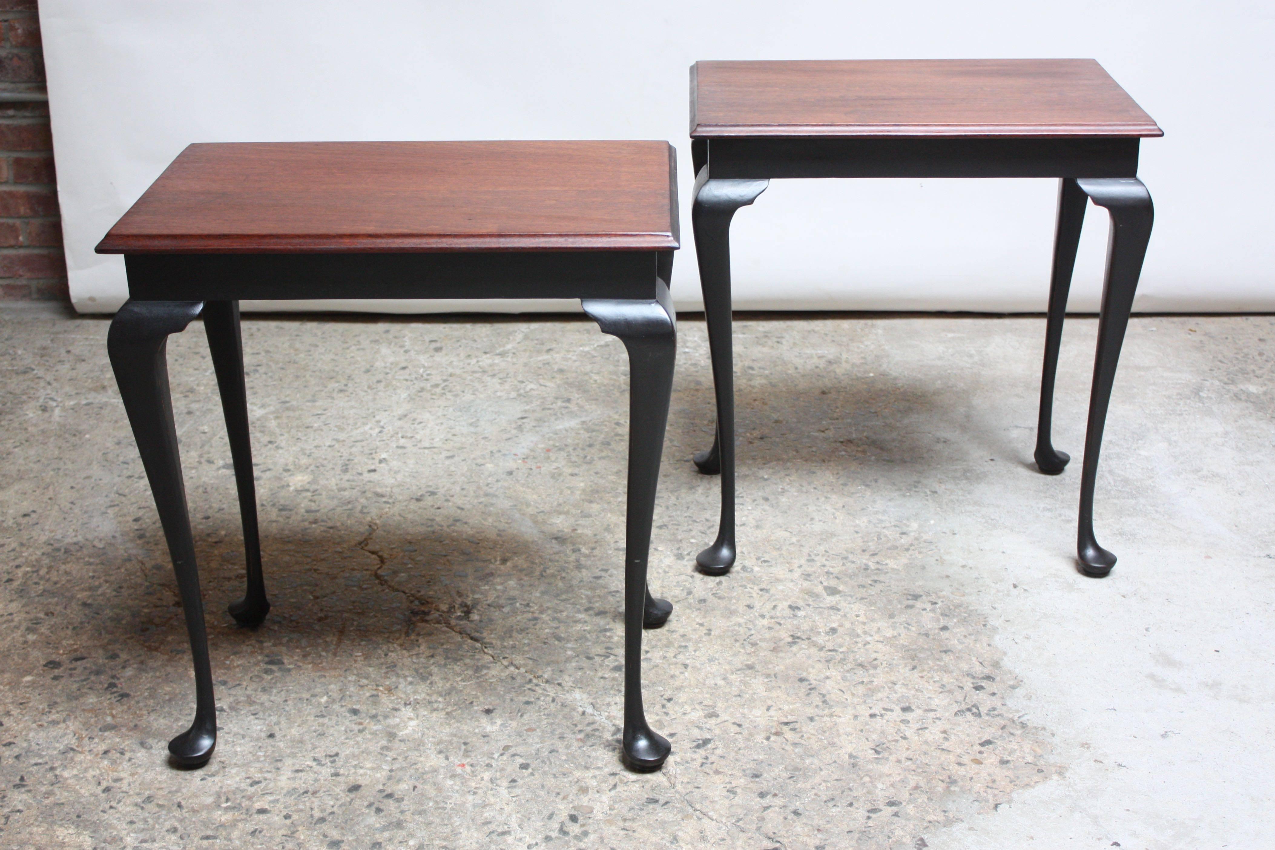 chippendale end tables