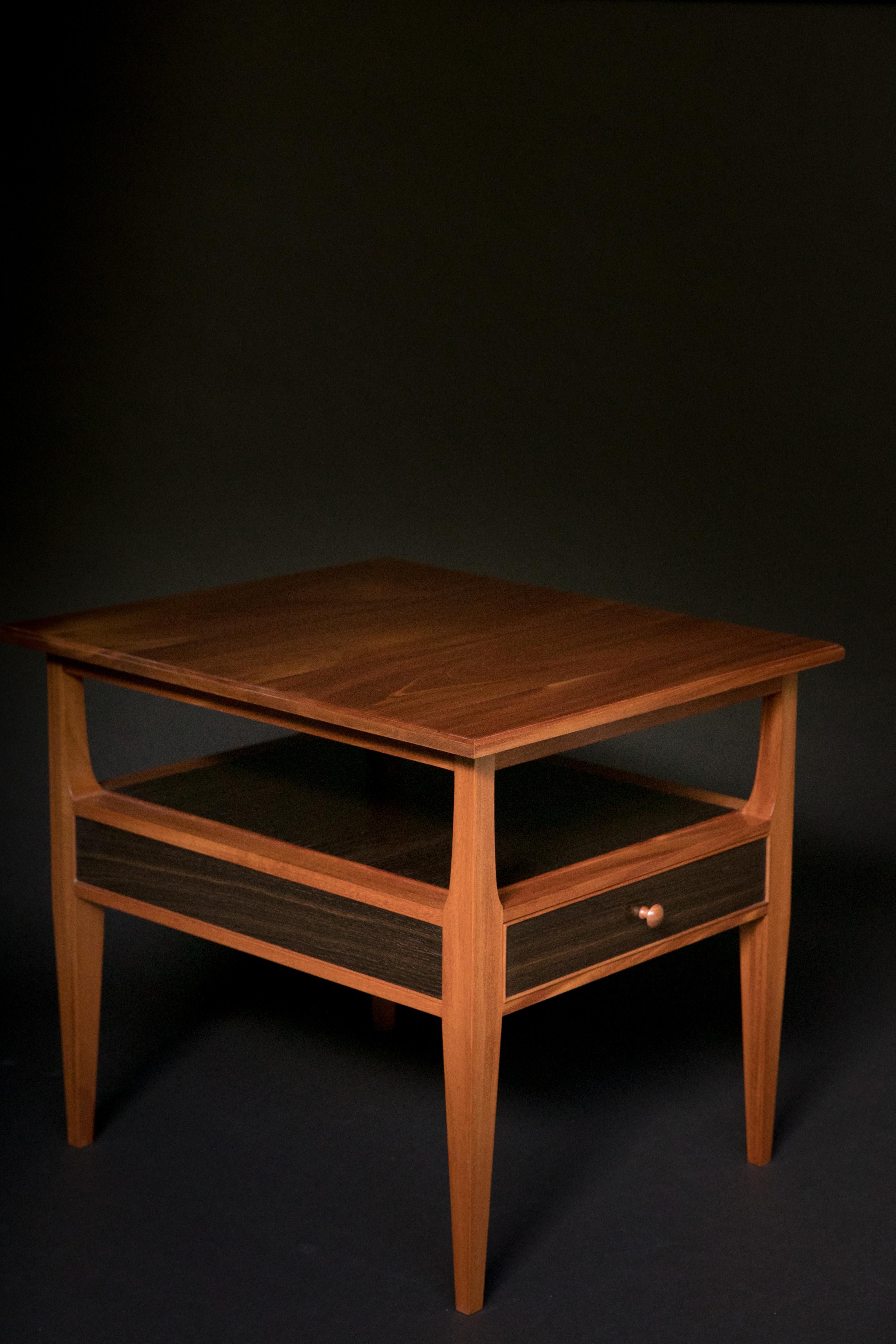 oak side tables with drawers
