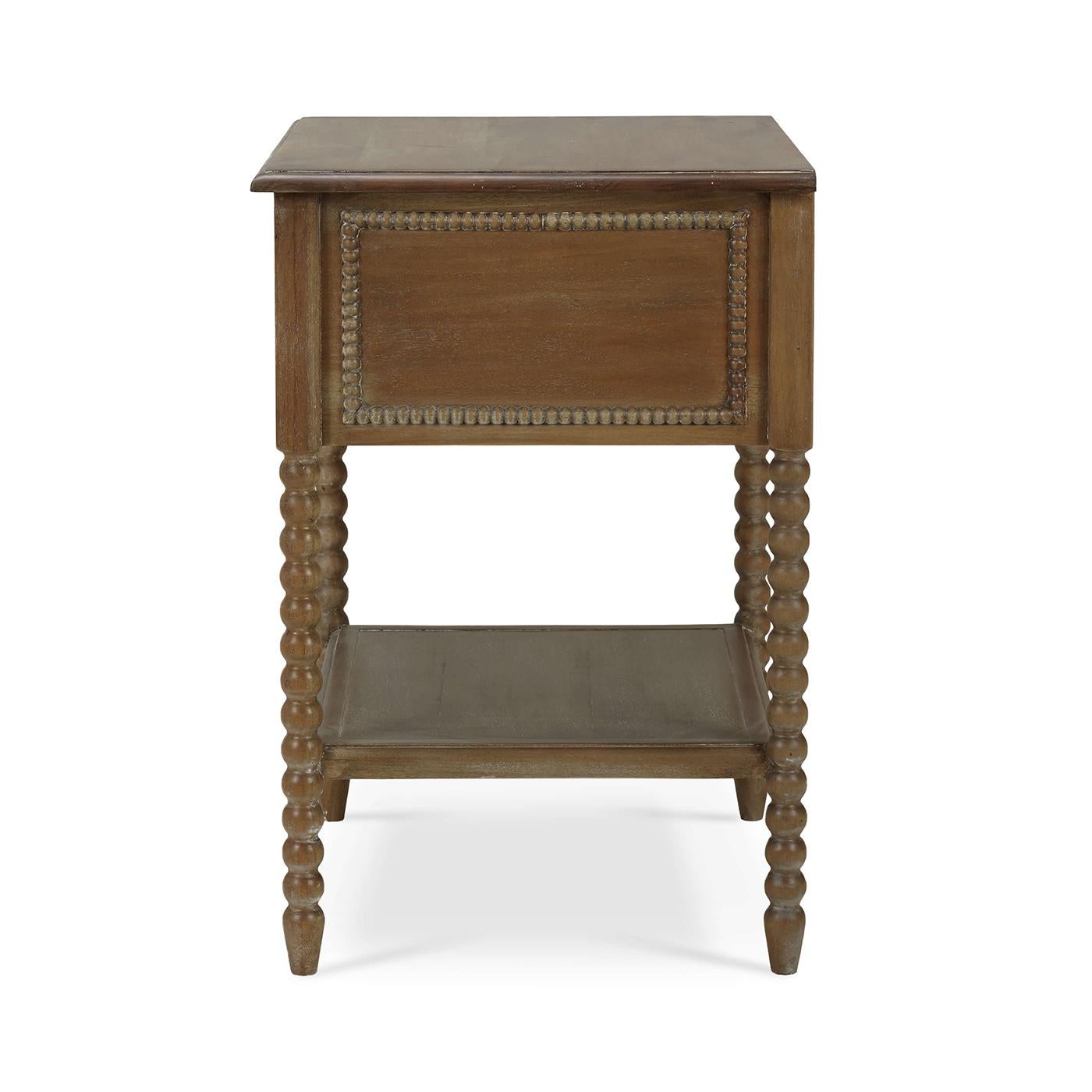 Pair of Mahogany Antique Nightstands In New Condition For Sale In Westwood, NJ