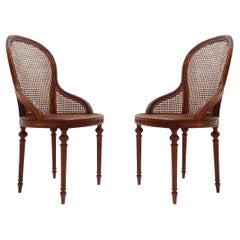 Pair of mahogany armchairs, Louis XVI style – Early 20th century
