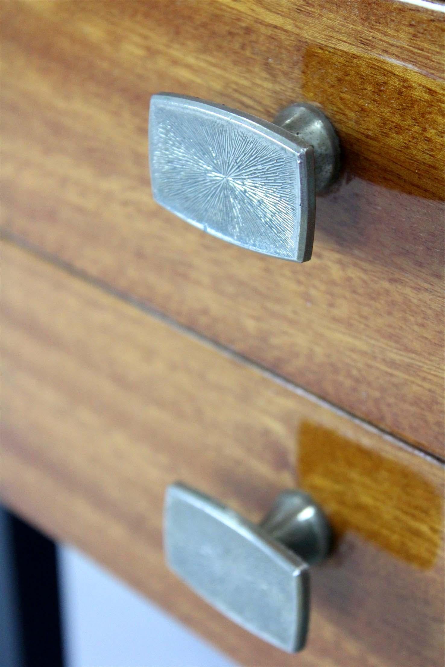 Pair of Mahogany Bedside Cabinets by UP Závody, Czechoslovakia, 1970s in vendita 2