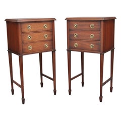 Vintage Pair of Mahogany Bedside Cabinets