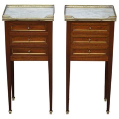 Antique Pair of Mahogany Bedside Cabinets