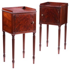 Pair of Mahogany Bedside Cabinets in the Manner of Gillows