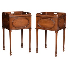 Pair of Mahogany Bedside Cupboards