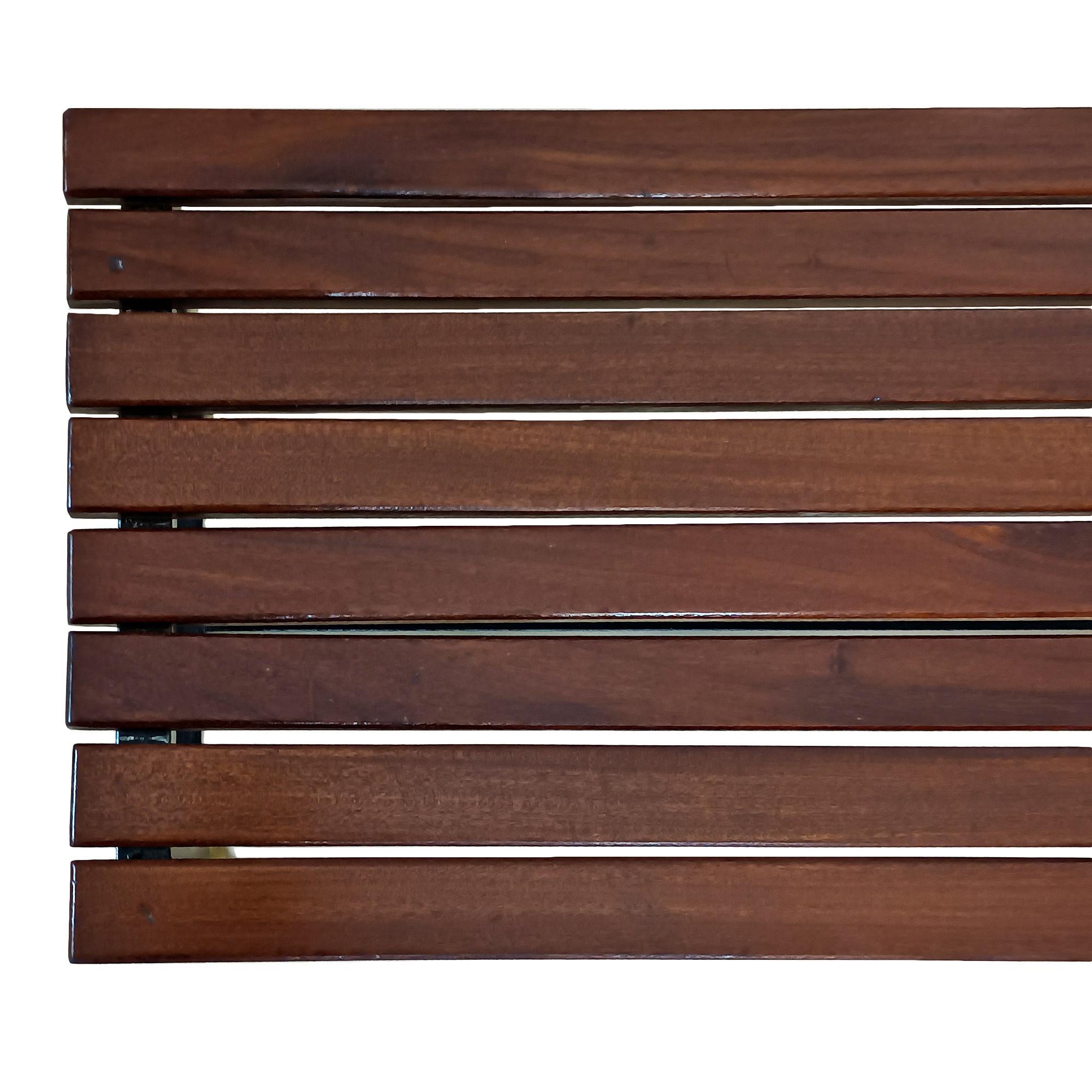 Mid-20th Century Pair of mahogany benches – Italy 1950 For Sale