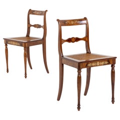 Pair of Mahogany Chairs, Germany, Berlin, c. 1825/30