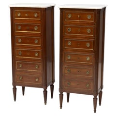 Pair of Mahogany Chests