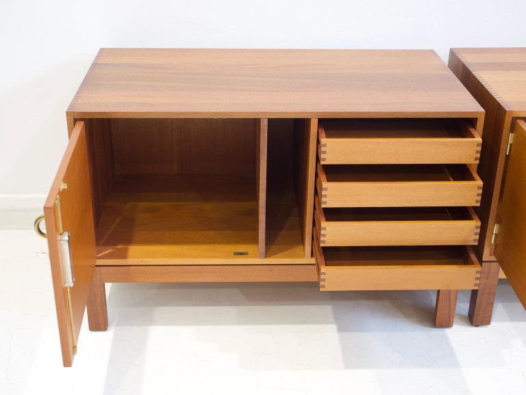 Pair of Mahogany Credenzas by Christian Hvidt For Sale at 1stDibs