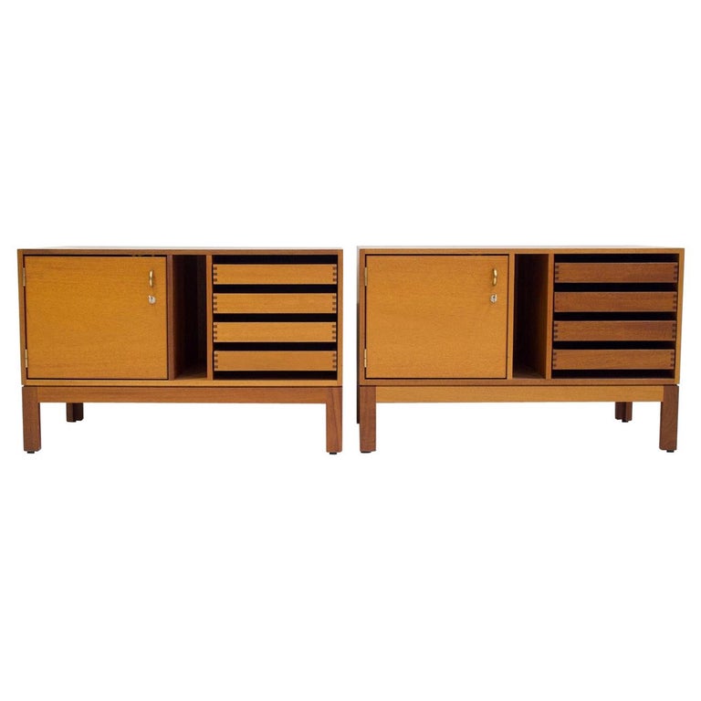 Pair of Mahogany Credenzas by Christian Hvidt For Sale at 1stDibs