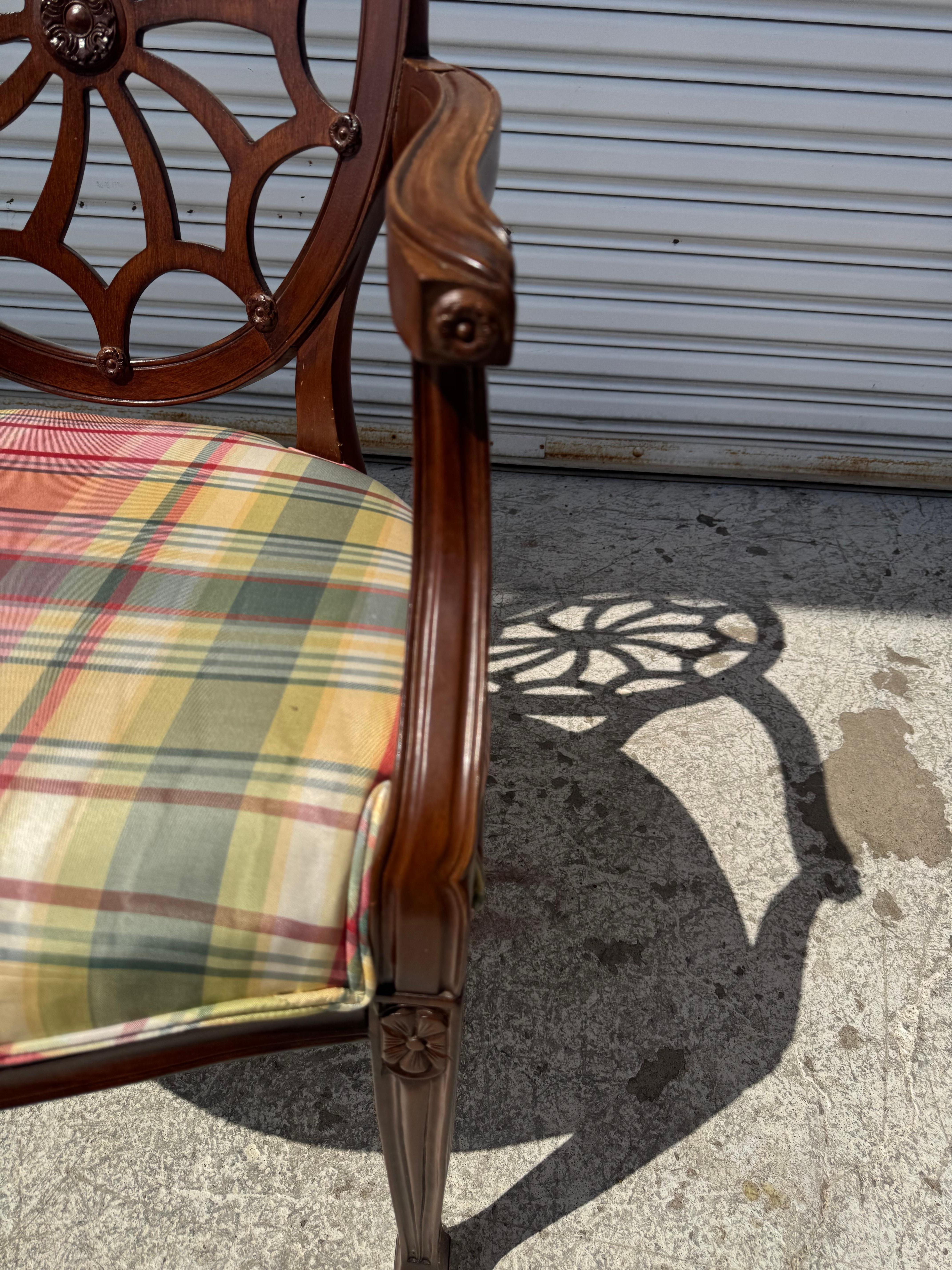 Pair of Mahogany Edward Ferrell Style Hepplewhite 