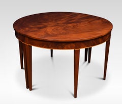 Pair of Mahogany Half Round Hall Tables