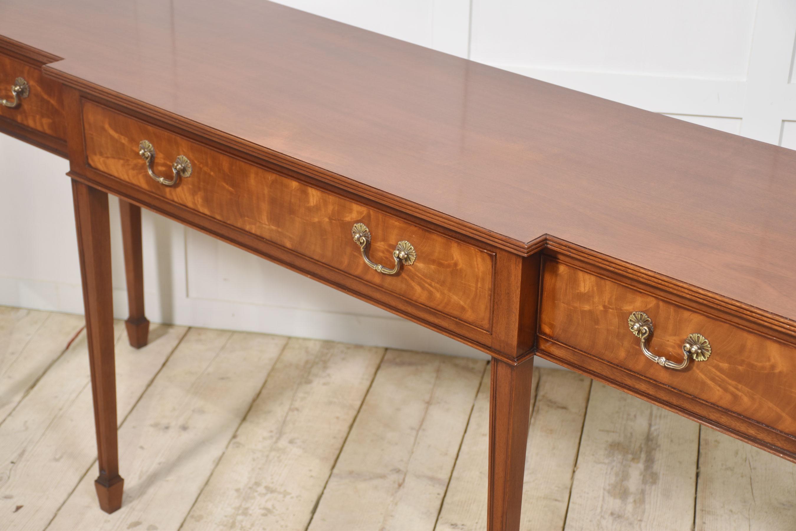 Pair of mahogany hall tables For Sale 8