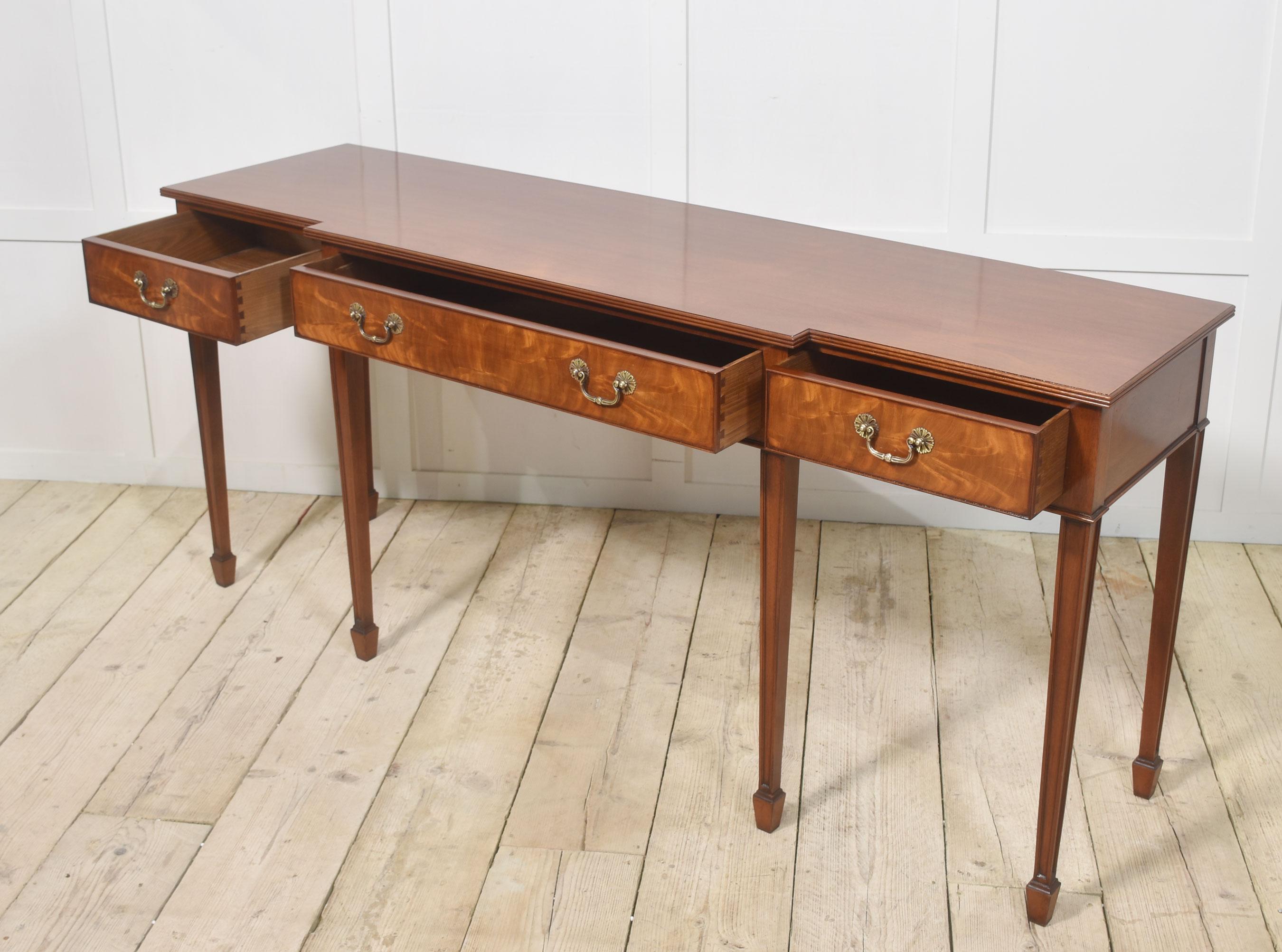 Pair of mahogany hall tables For Sale 9