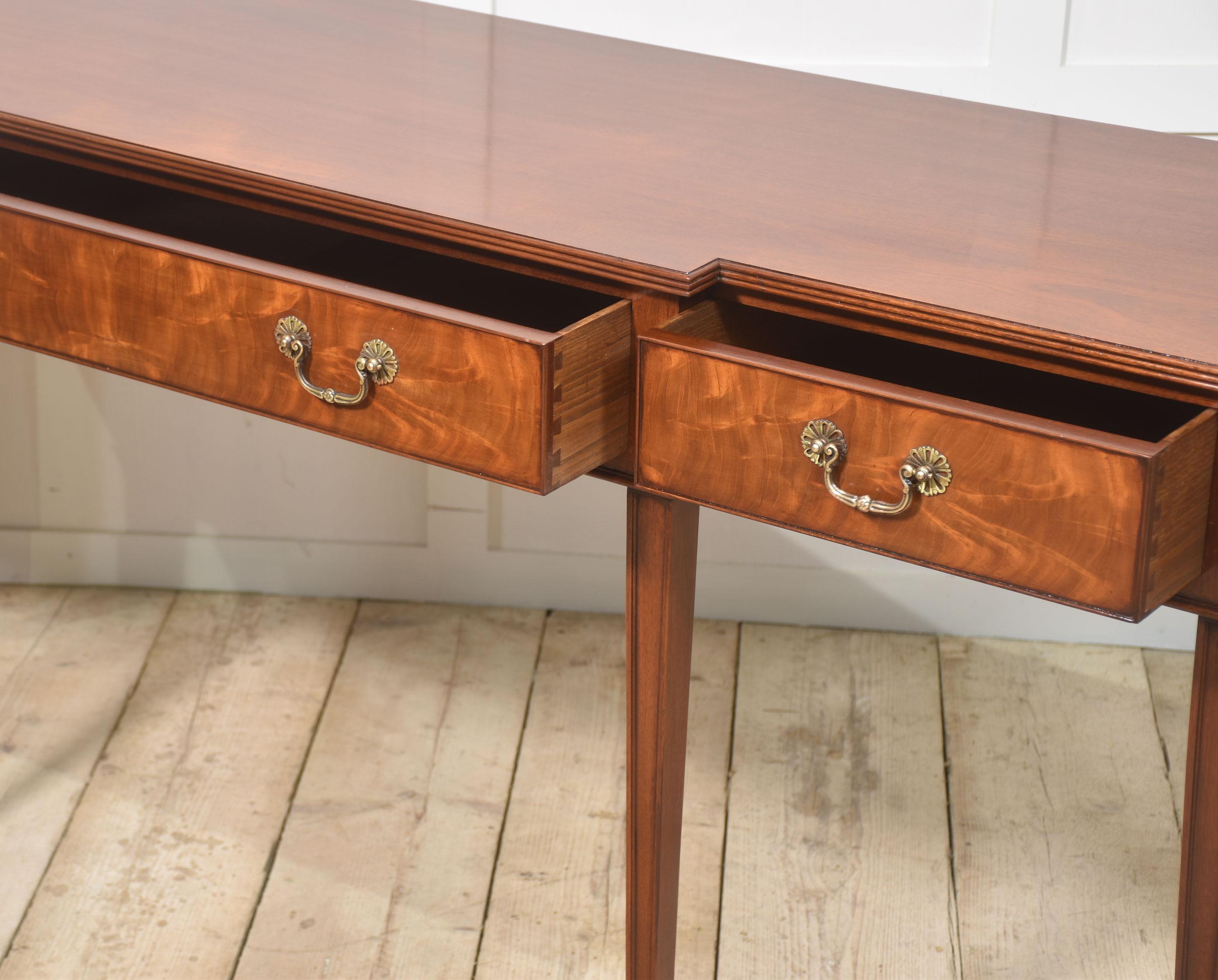 Pair of mahogany hall tables For Sale 10