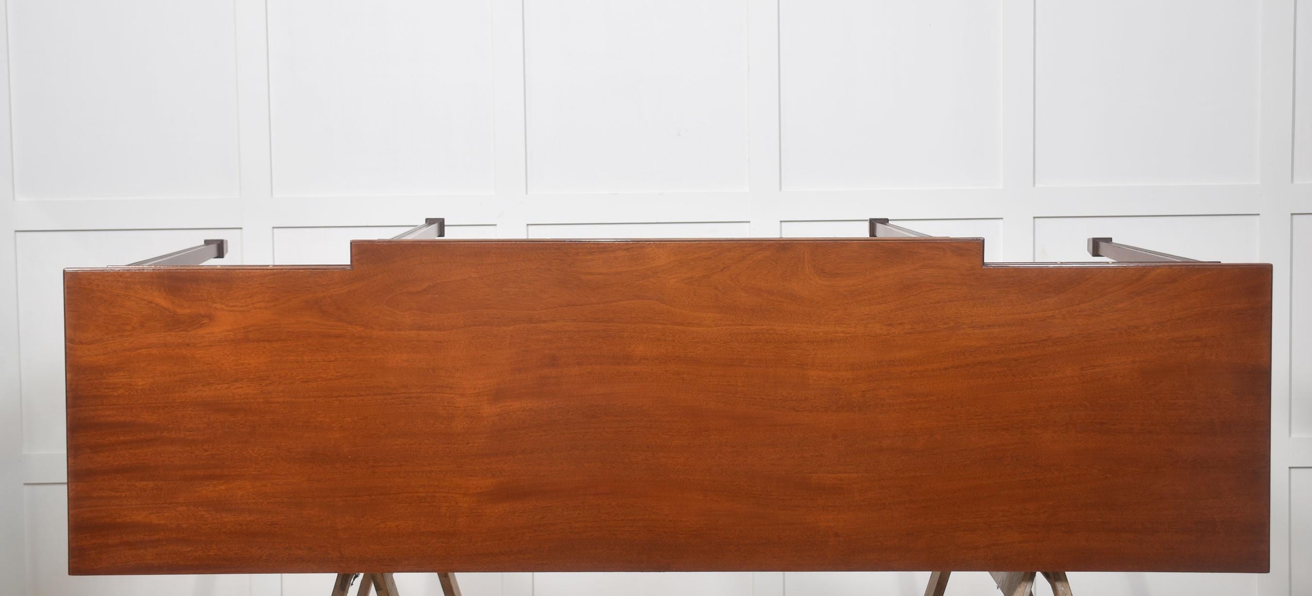 Pair of mahogany hall tables For Sale 11