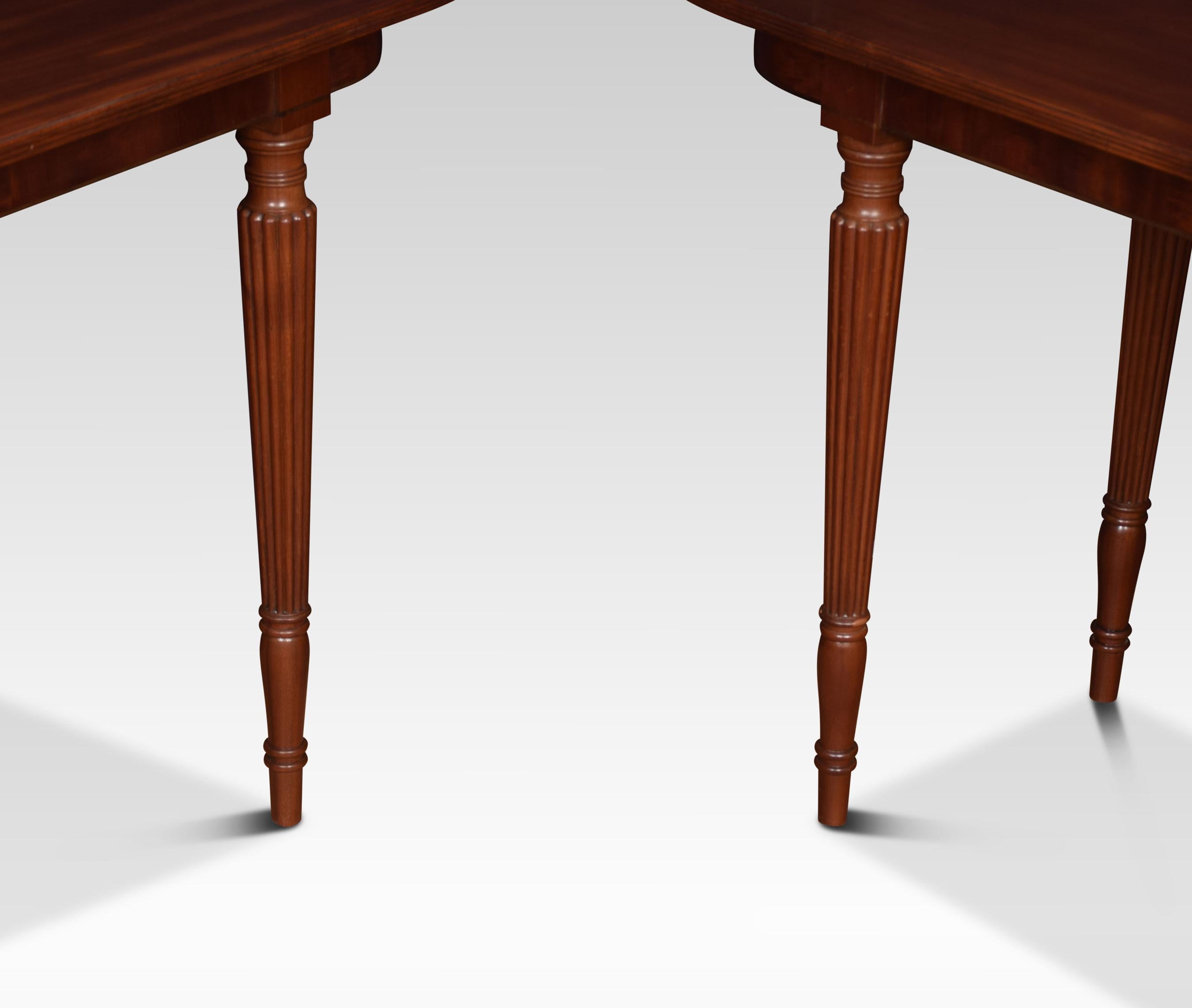 British Pair of Mahogany Hall Tables