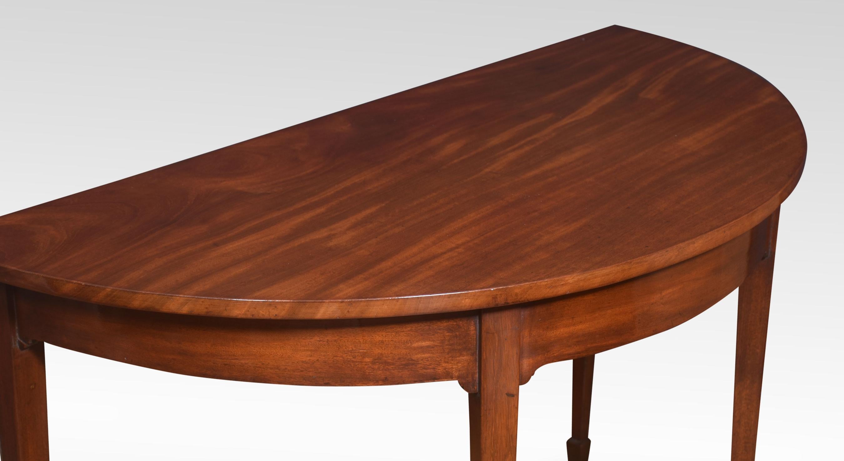British Pair of mahogany hall tables For Sale