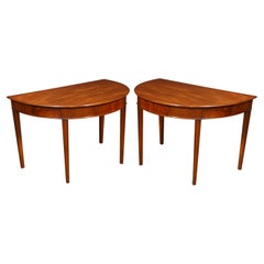 Antique Pair of mahogany hall tables
