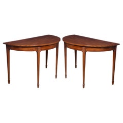 Used Pair of mahogany hall tables