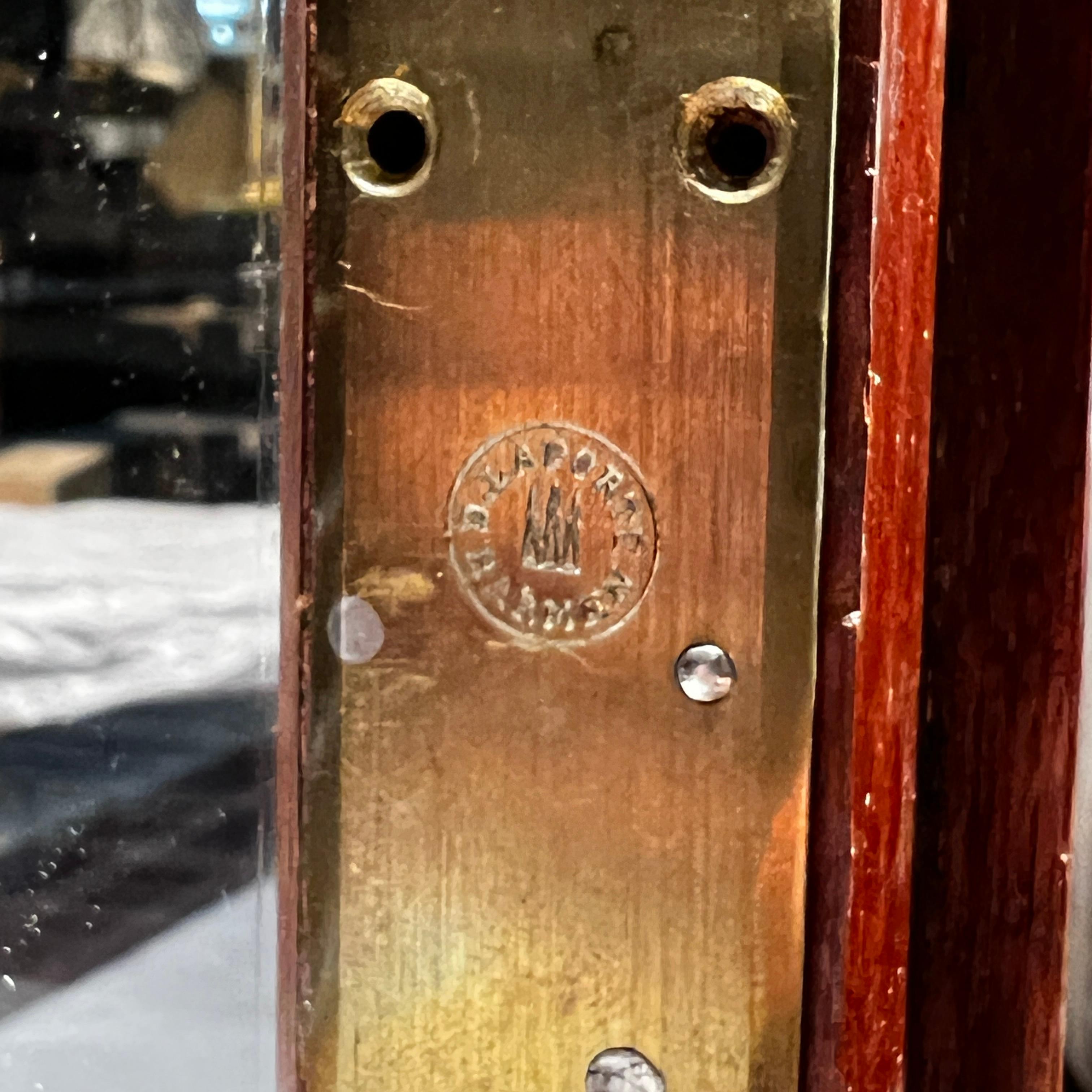 Pair Antique Mahogany Jewelry Display Cases For Sale 5