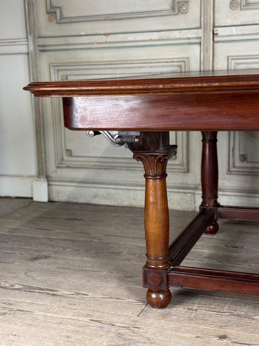Pair Of Mahogany Library Tables, Circa 1880 For Sale 5